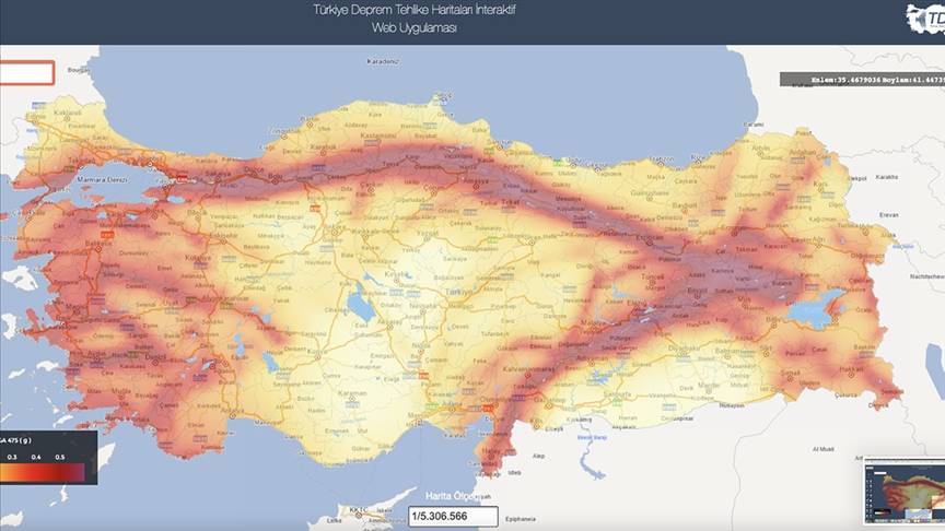 MTA’dan kritik uyarı! Bu 45 il 5.5 ve üzeri deprem tehlikesi altında 2